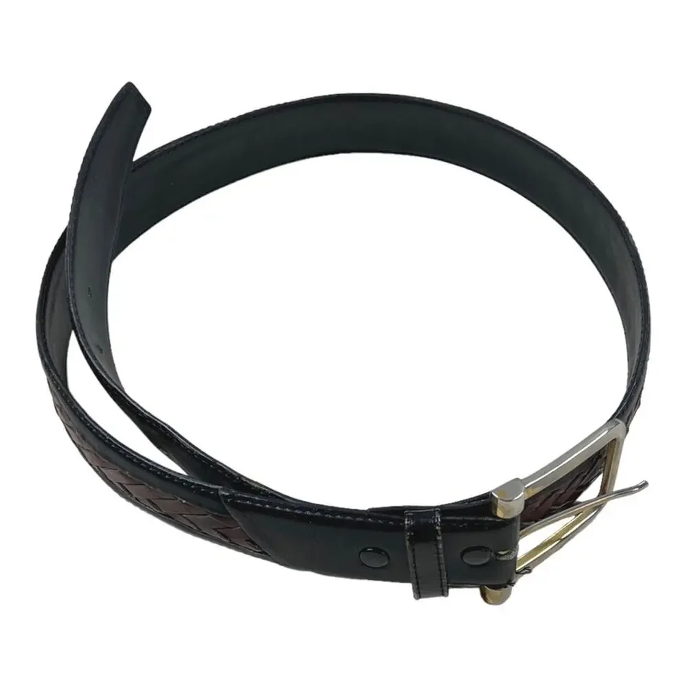 Braided Cowhide Leather Belt